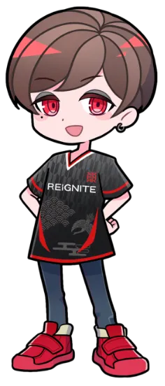 REIGNITE所属選手のキャラクター